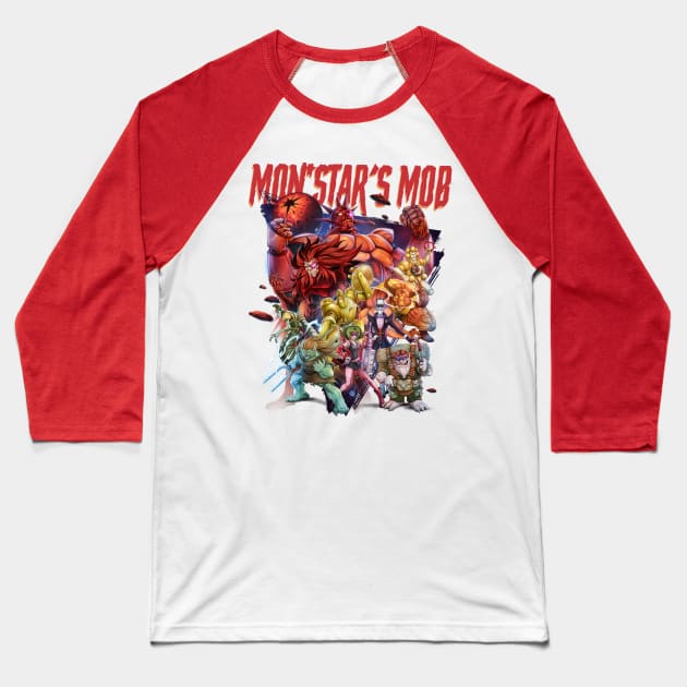 MON*STAR´S MOB Baseball T-Shirt by Crike99Art